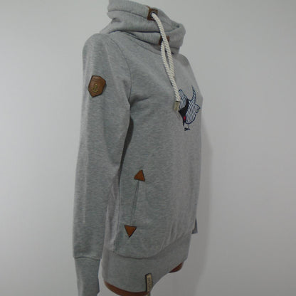 Sudadera Mujer Naketano. Gris. S. Usado. Bien