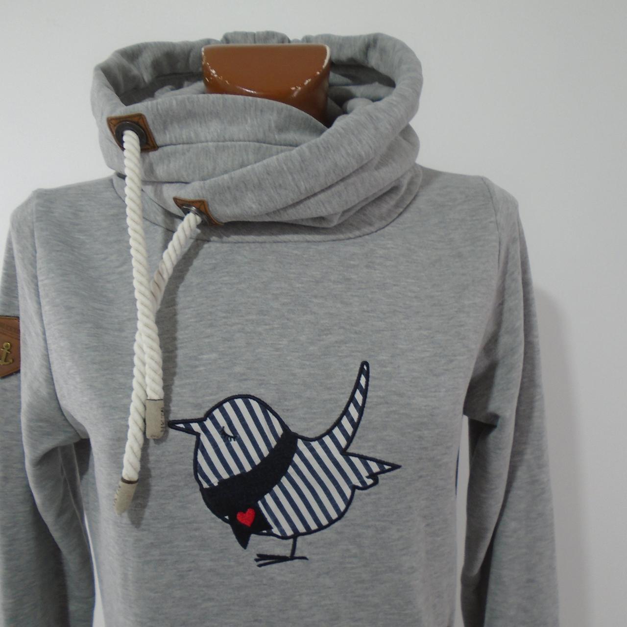 Sudadera Mujer Naketano. Gris. S. Usado. Bien