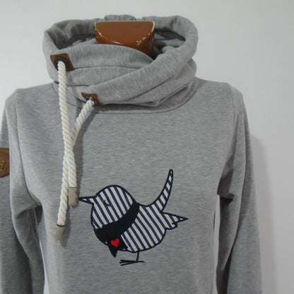 Women's Hoodie Naketano. Grey. S. Used. Good