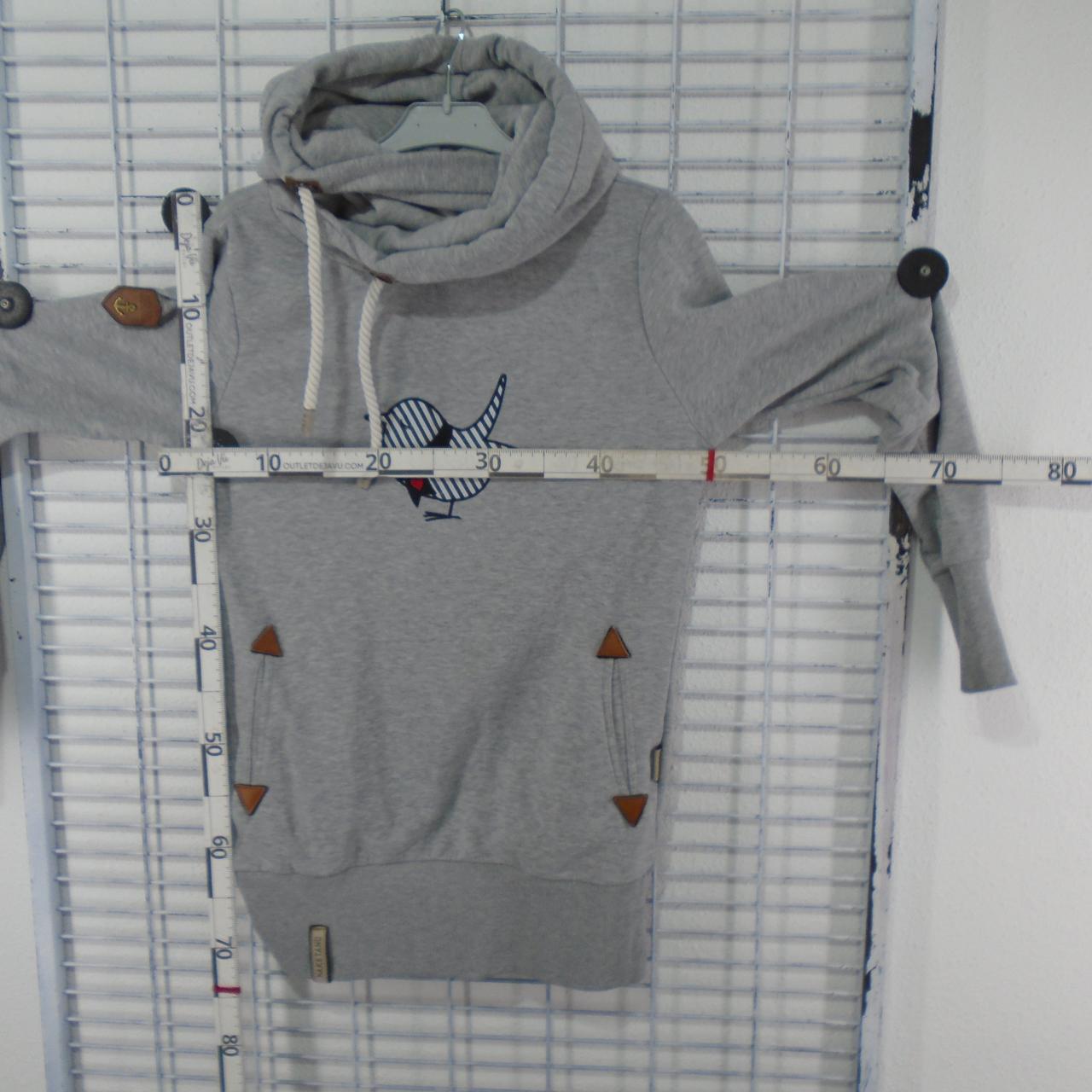 Women's Hoodie Naketano. Grey. S. Used. Good