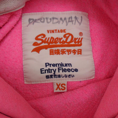 Women's Hoodie Superdry. Pink. XS. Used. Good