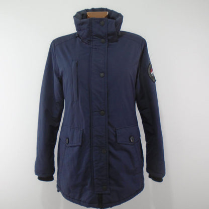 Damenparka Superdry. Dunkelblau. M. Gebraucht. Gut