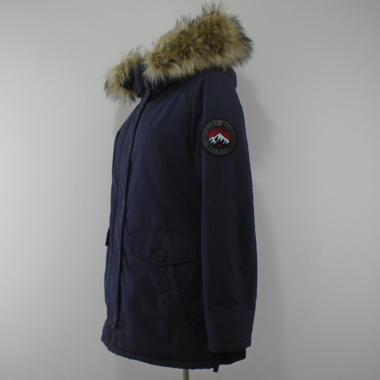 Parka para mujer Superdry. Azul oscuro. M.Usado. Bien