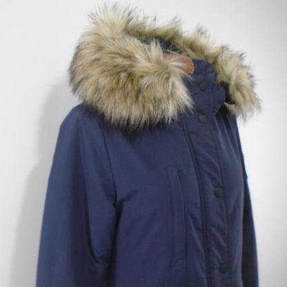 Parka para mujer Superdry. Azul oscuro. M.Usado. Bien