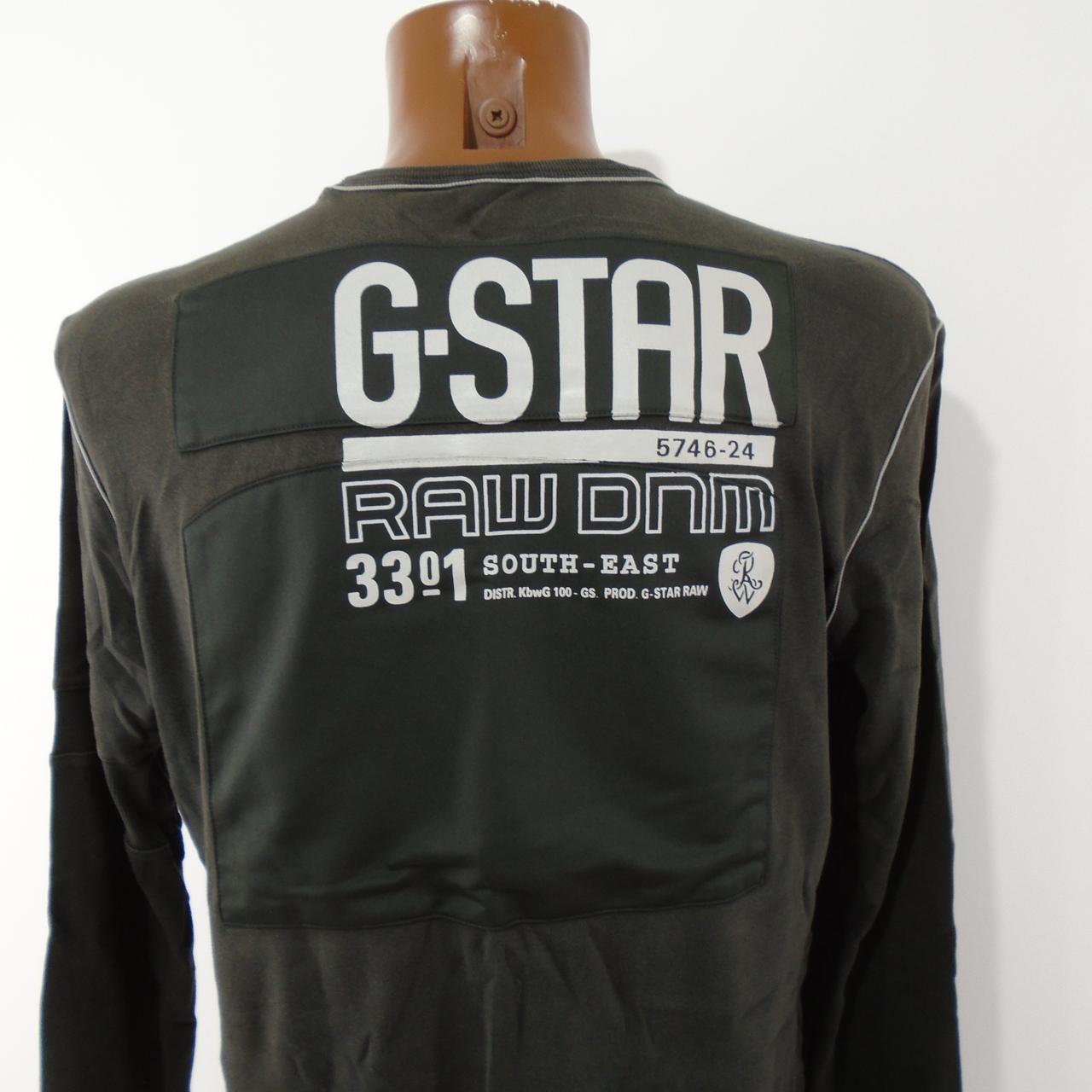 Men's Sweatshirt G-Star. Grey. XXL. Used. Good