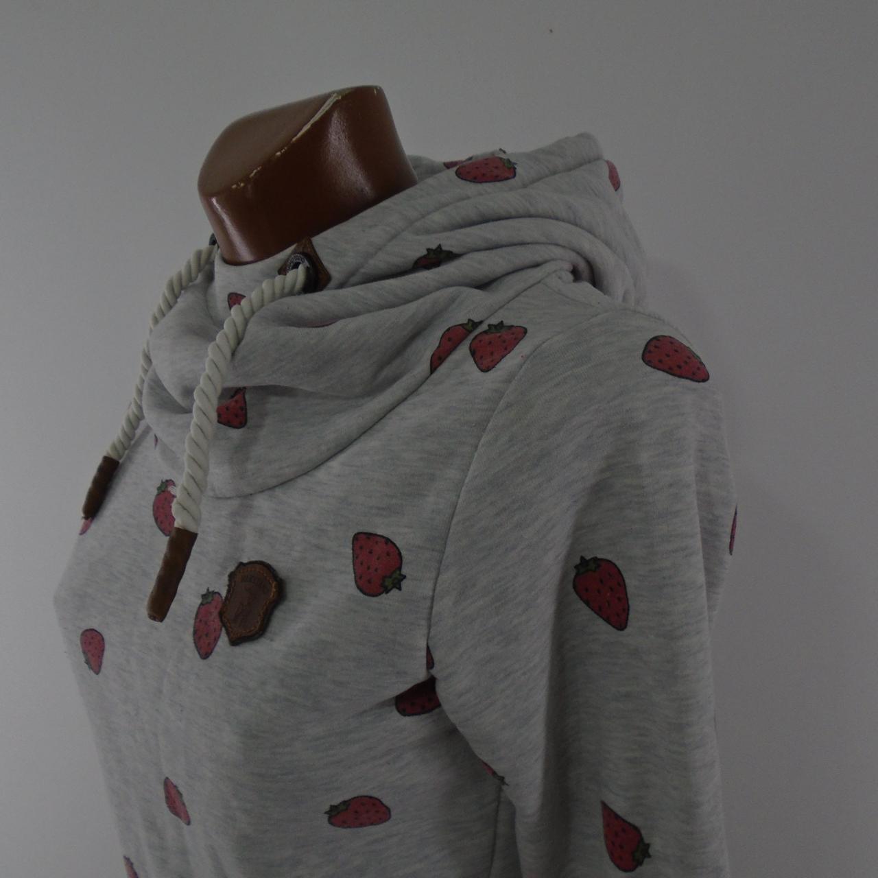 Women's Hoodie Naketano. Grey. S. Used. Good