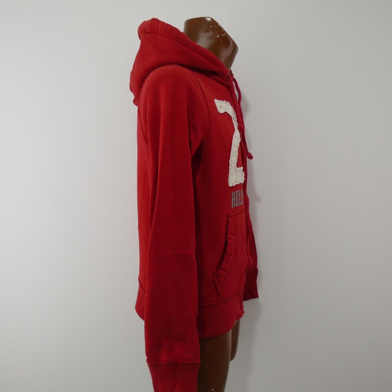 Sudadera con capucha de hombre Hollister. Rojo. S. Usado. Bien