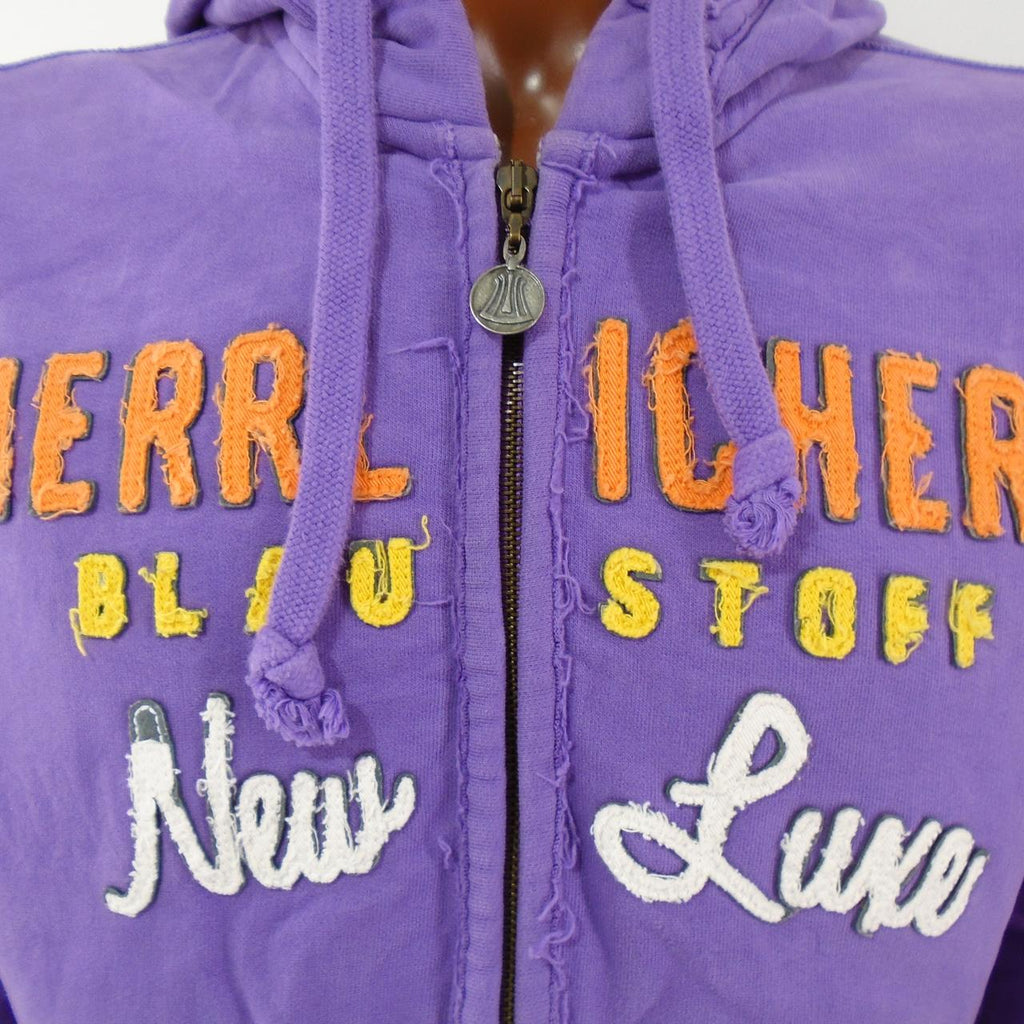 Men's Hoodie Herrlicher. Violet. M. Used. Good