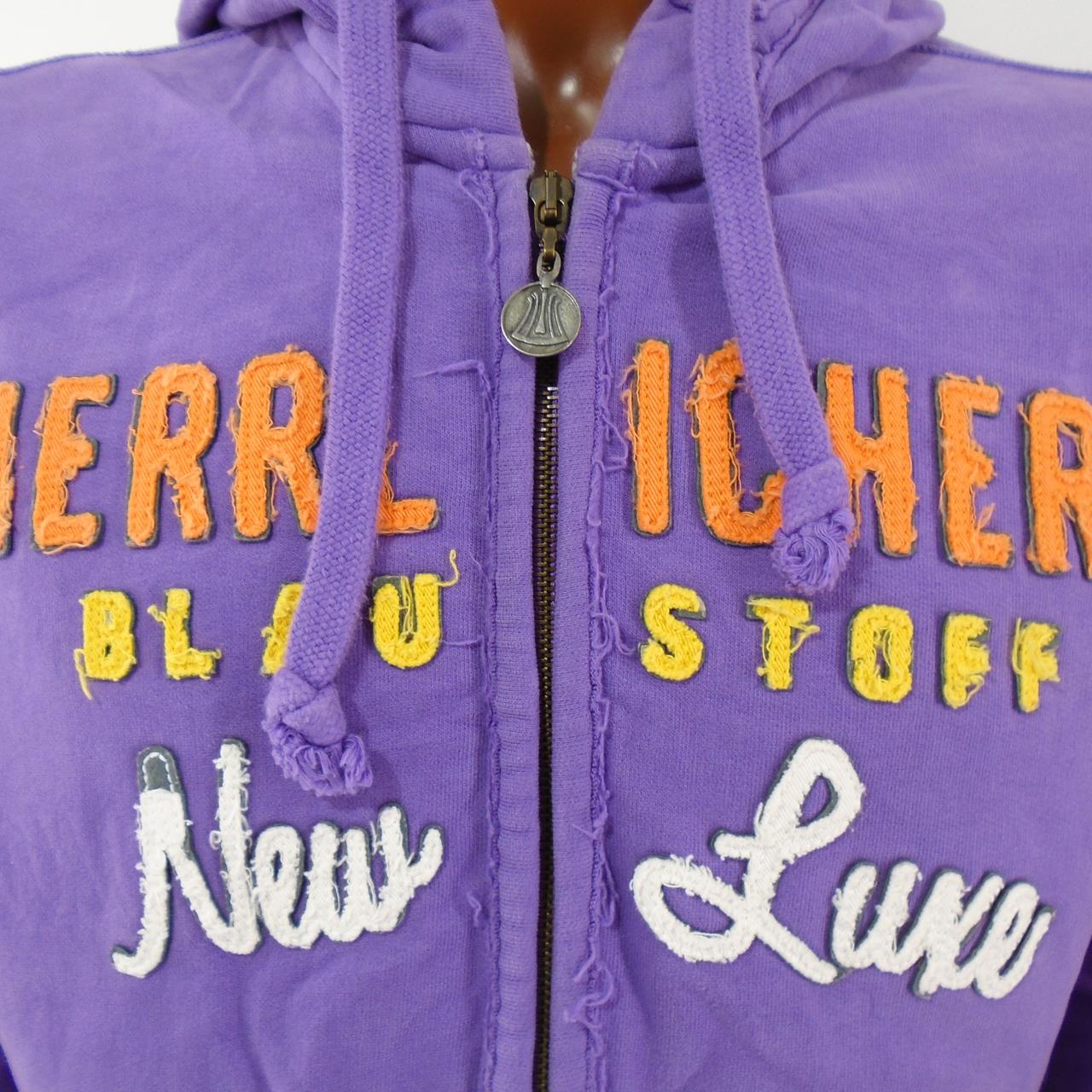 Men's Hoodie Herrlicher. Violet. M. Used. Good