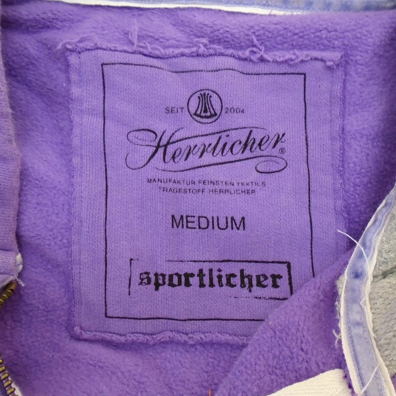 Men's Hoodie Herrlicher. Violet. M. Used. Good