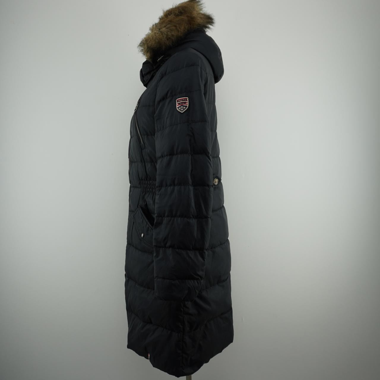 Women's Puffer Jacket Tommy Hilfiger. Black. L. Used. Good