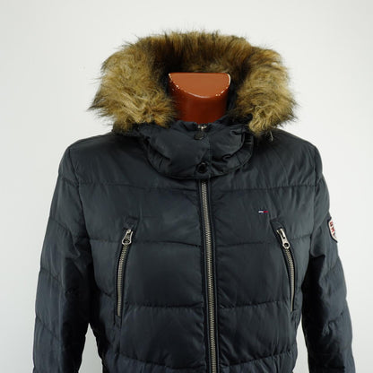 Chaqueta acolchada para mujer Tommy Hilfiger. Negra. Talla L. Usada. En buen estado.