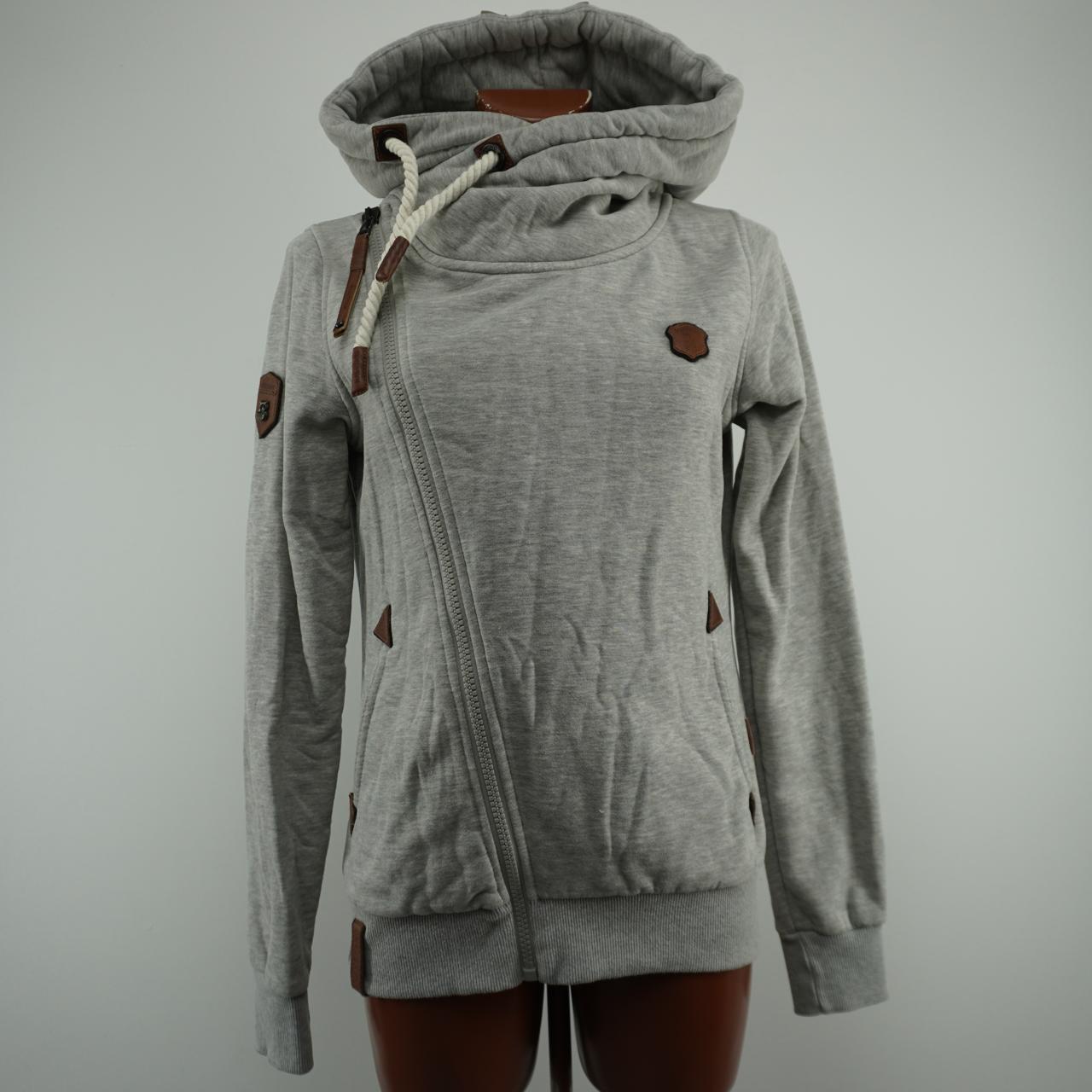 Women's Hoodie Naketano. Grey. L. Used. Good