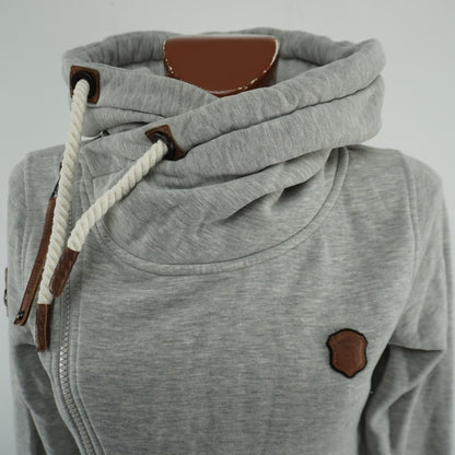 Women's Hoodie Naketano. Grey. L. Used. Good