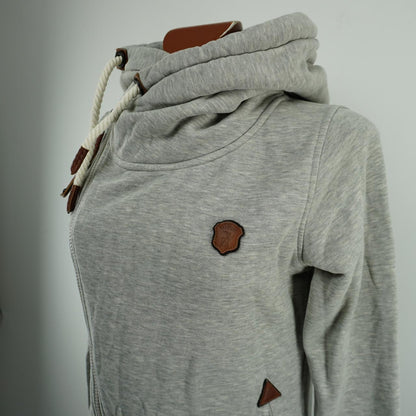 Women's Hoodie Naketano. Grey. L. Used. Good