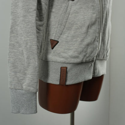 Women's Hoodie Naketano. Grey. L. Used. Good