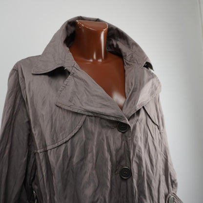 Women's Coat Ulla Popken. Grey. XXXXL. Used. Good