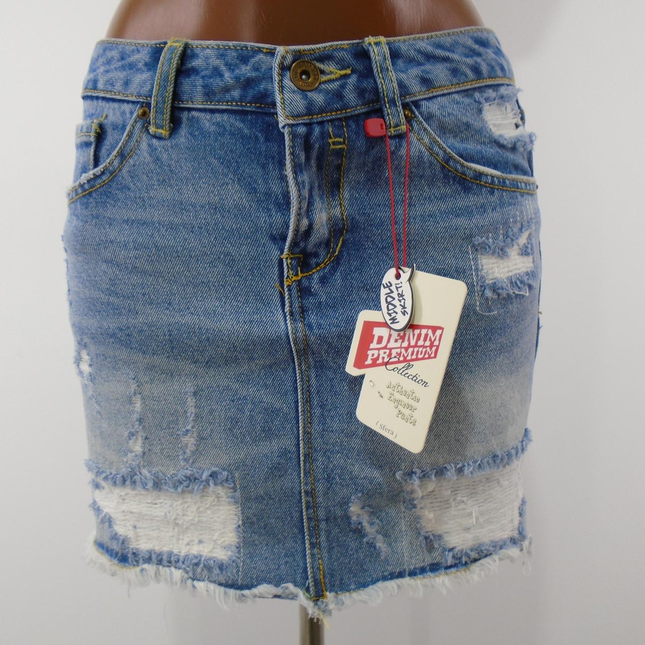 Falda Mujer Sfera. Azul. XS. Nuevo con las etiquetas