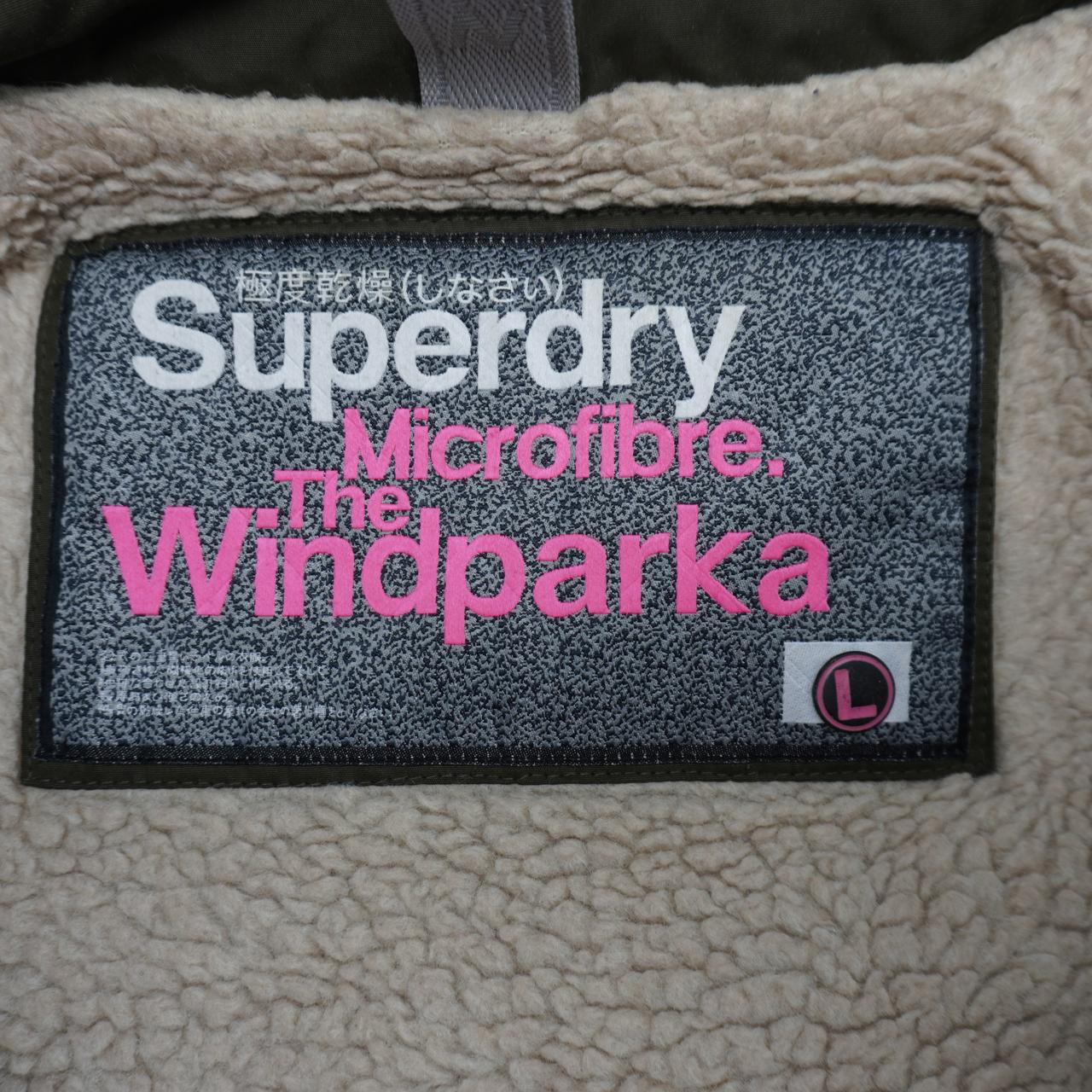 Women's Parka Superdry. Khaki. L. Used. Good