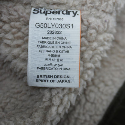 Parka para mujer Superdry. Caqui. L.Usado. Bien