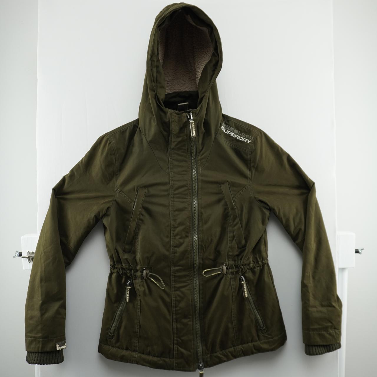 Parka para mujer Superdry. Caqui. L.Usado. Bien