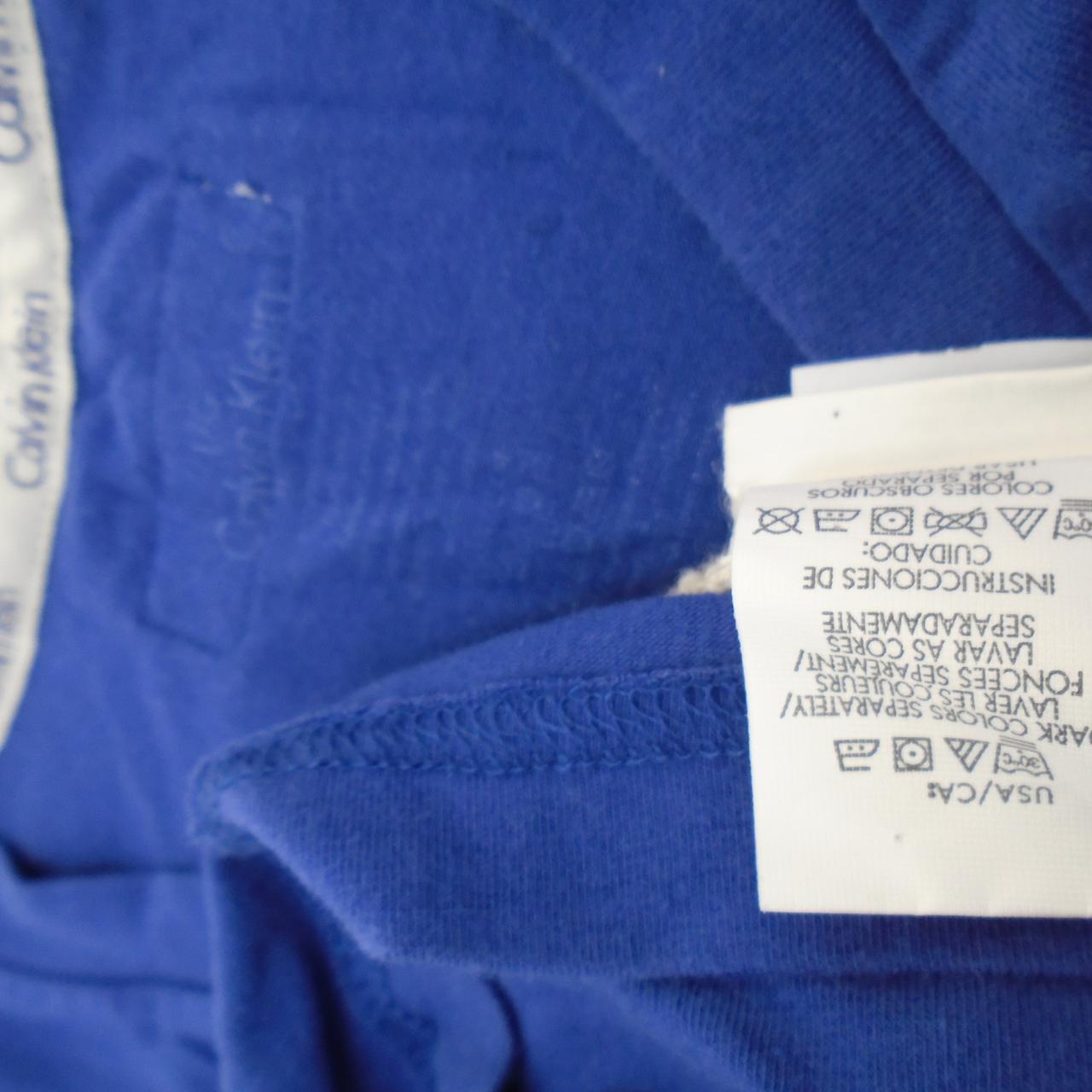 Men's Sweatshirt Calvin Klein. Dark blue. L. Used. Good