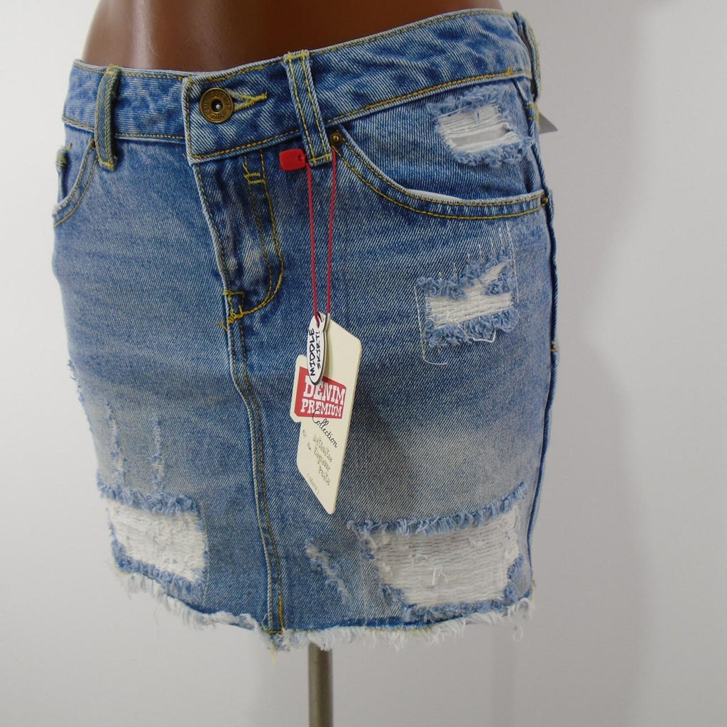 Falda Mujer Sfera. Azul. XS. Nuevo con las etiquetas