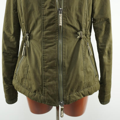 Parka para mujer Superdry. Caqui. L.Usado. Bien