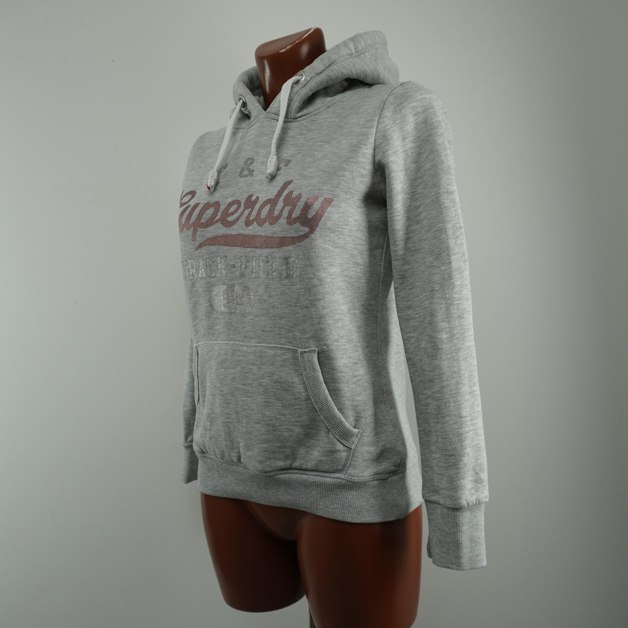 Sudadera con capucha para mujer Superdry. Gris. M.Usado. Bien