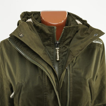 Parka para mujer Superdry. Caqui. L.Usado. Bien