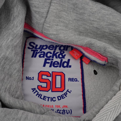 Sudadera con capucha para mujer Superdry. Gris. M.Usado. Bien