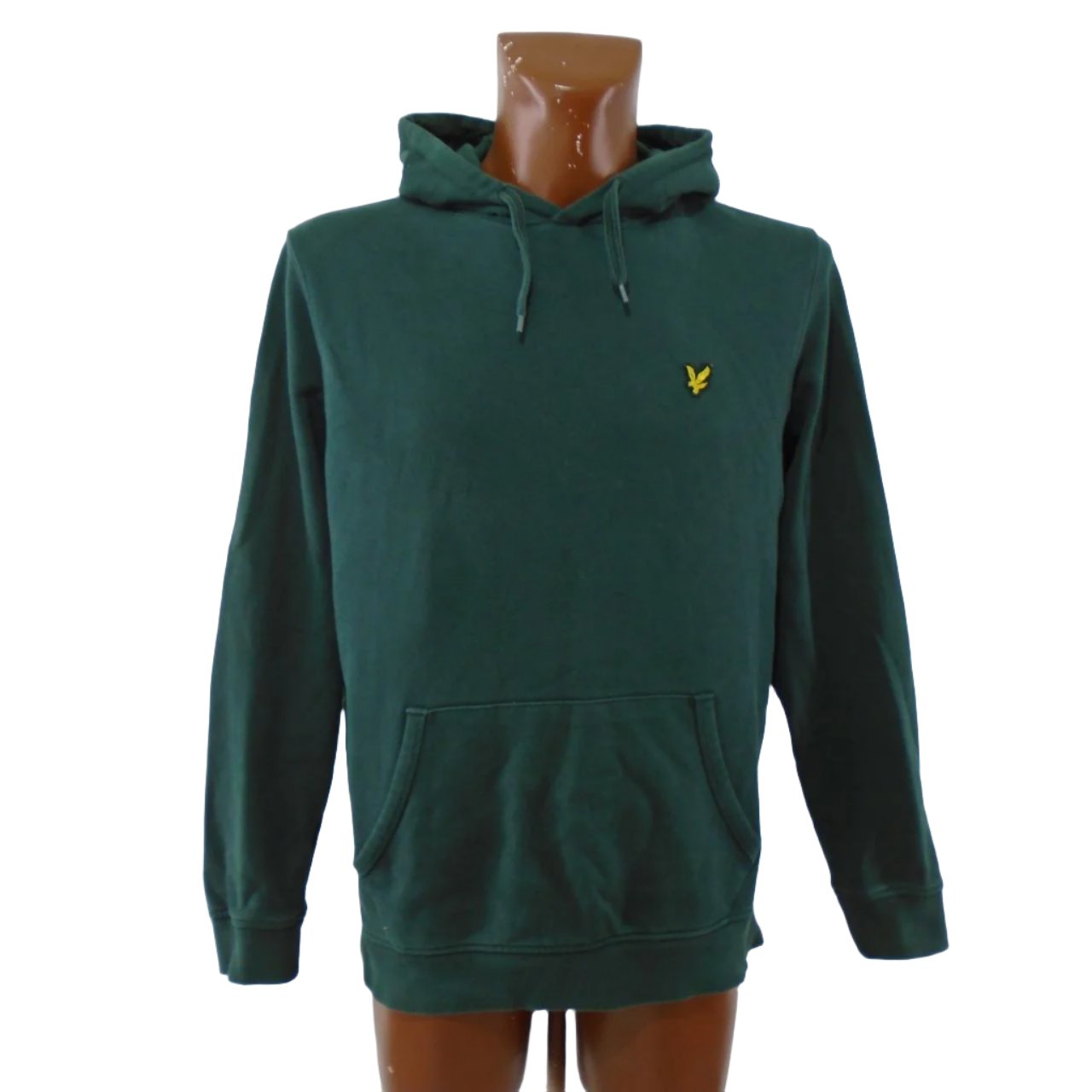 Sudadera con capucha para hombre Lyle&amp;Scott. Verde. L. Usado. Bien