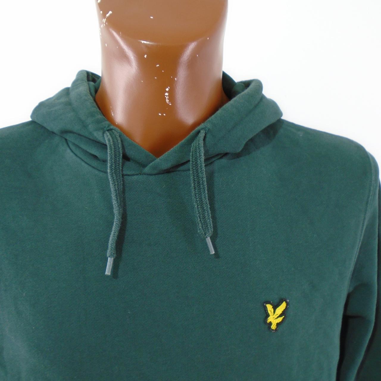 Sudadera con capucha para hombre Lyle&amp;Scott. Verde. L. Usado. Bien