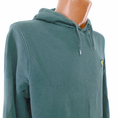 Sudadera con capucha para hombre Lyle&amp;Scott. Verde. L. Usado. Bien