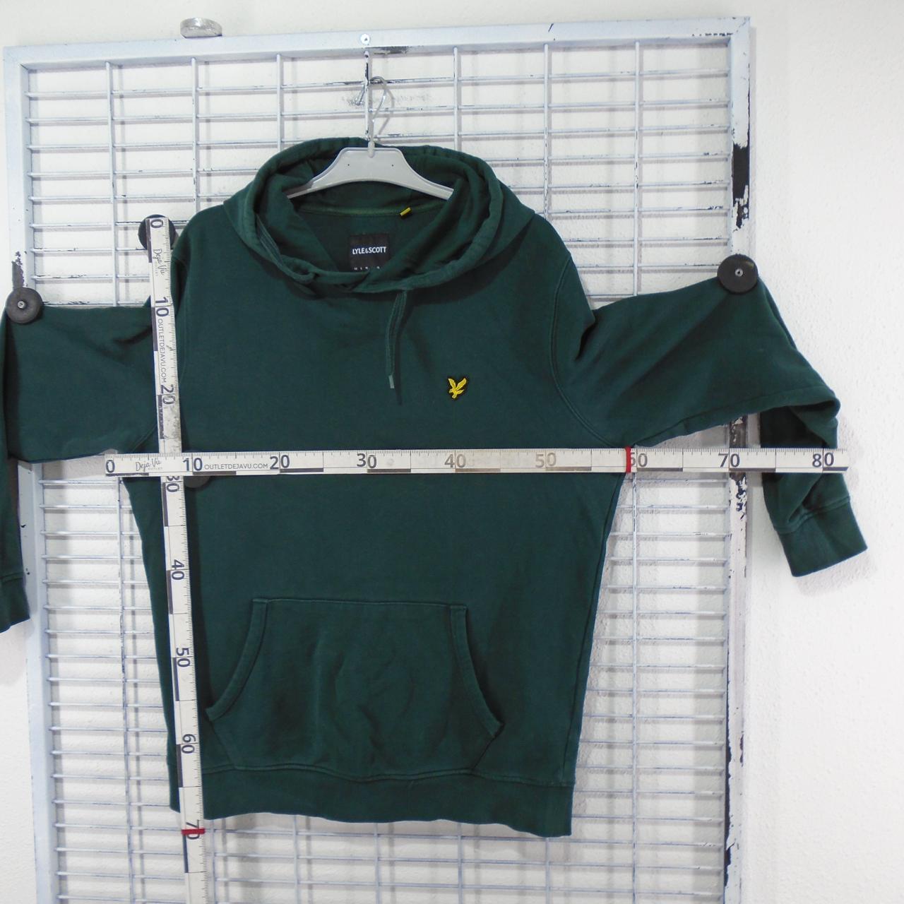 Sudadera con capucha para hombre Lyle&amp;Scott. Verde. L. Usado. Bien