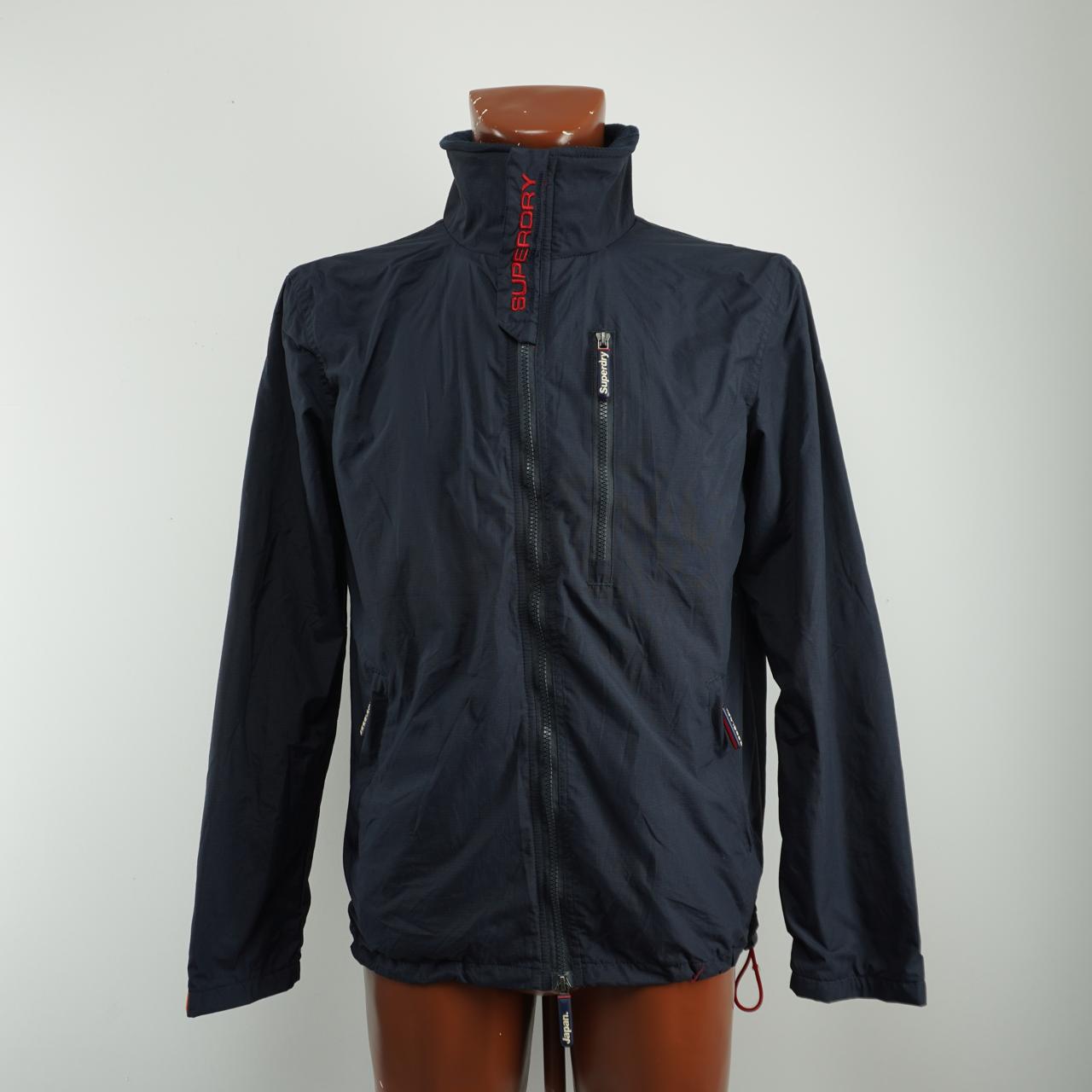 Chaqueta de hombre Superdry. Azul oscuro. M. Usado. Bien