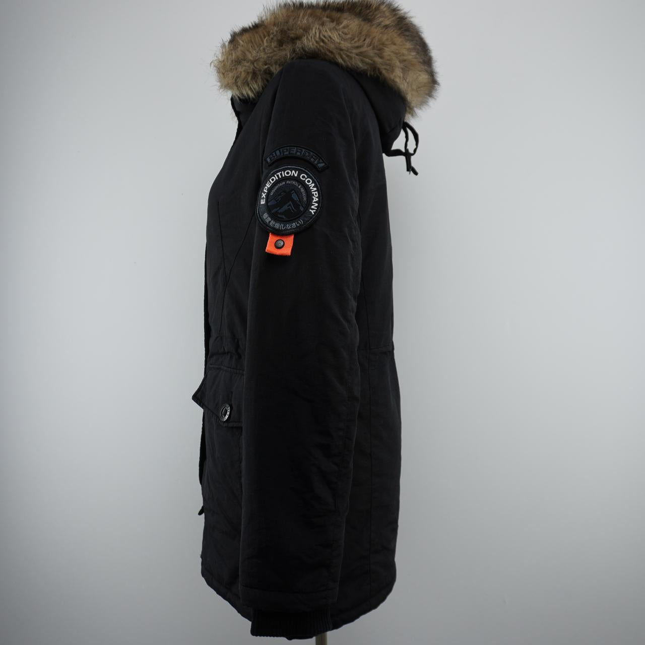 Women's Parka Superdry. Black. M. Used. Good