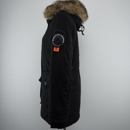 Women's Parka Superdry. Black. M. Used. Good