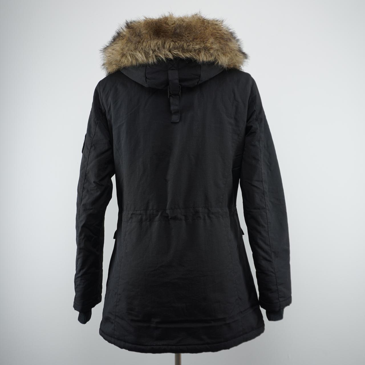 Women's Parka Superdry. Black. M. Used. Good