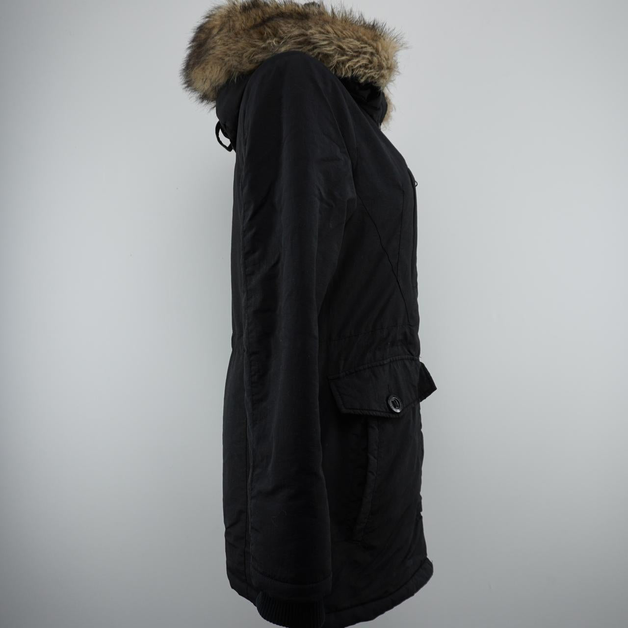 Women's Parka Superdry. Black. M. Used. Good