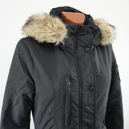 Parka para mujer Superdry. Negro. M.Usado. Bien