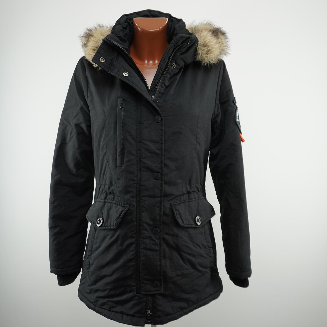 Women's Parka Superdry. Black. M. Used. Good