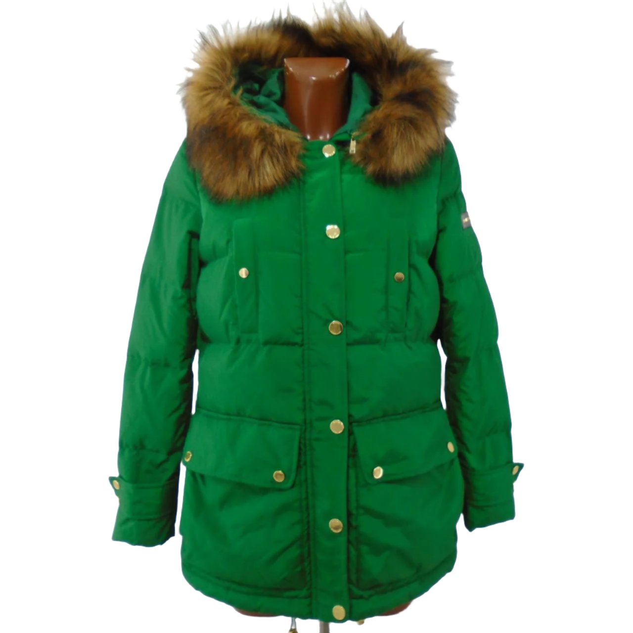 Women's Parka Michael Kors. Green. S. Used. Good