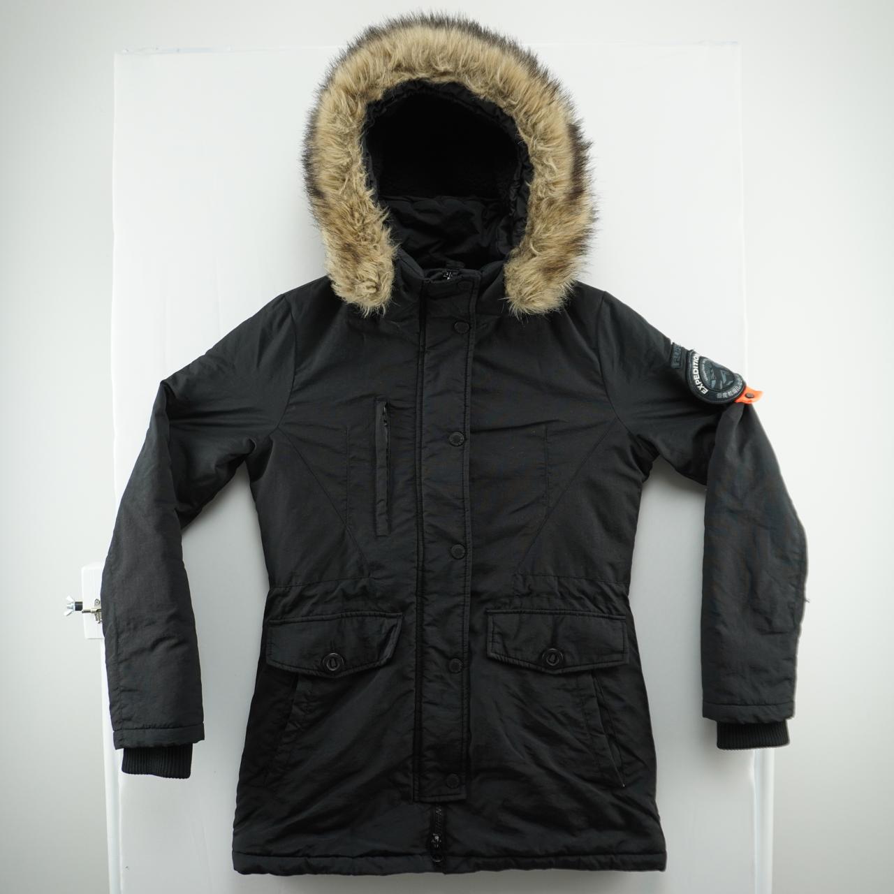 Parka para mujer Superdry. Negro. M.Usado. Bien