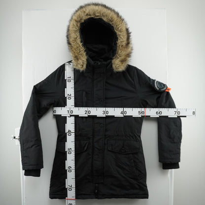 Parka para mujer Superdry. Negro. M.Usado. Bien