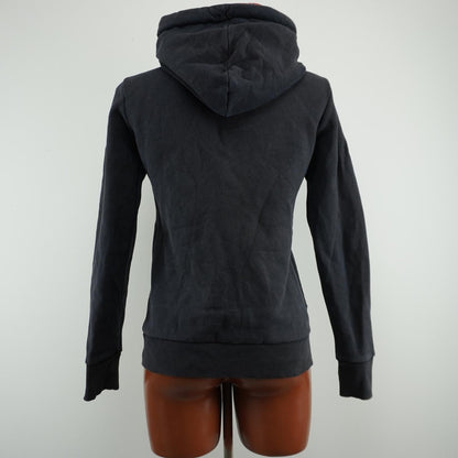 Sudadera con capucha para mujer Superdry. Negro. M.Usado. Bien