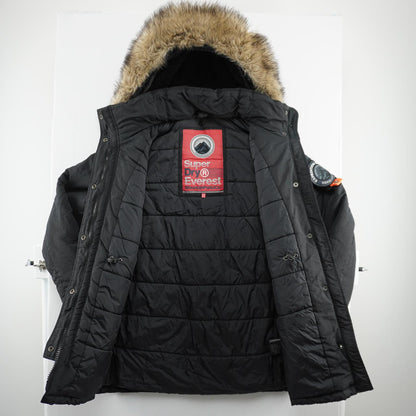 Women's Parka Superdry. Black. M. Used. Good