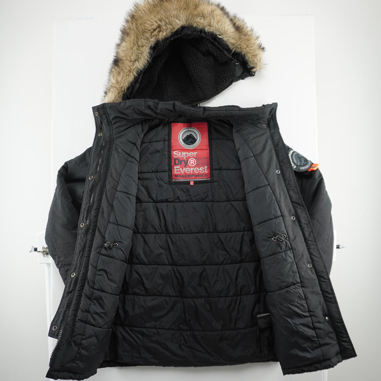 Parka para mujer Superdry. Negro. M.Usado. Bien