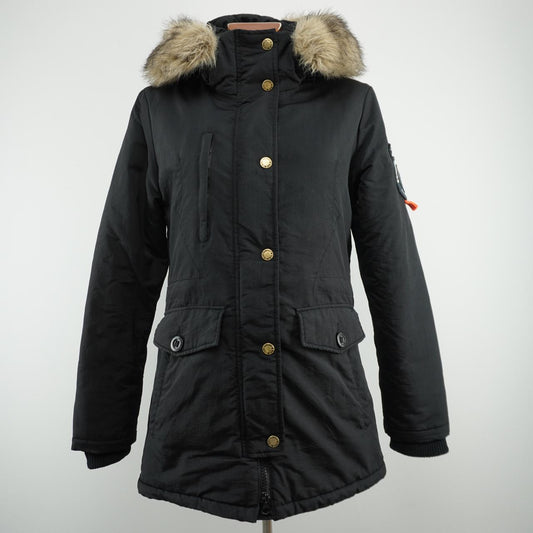 Parka para mujer Superdry. Negro. M.Usado. Bien