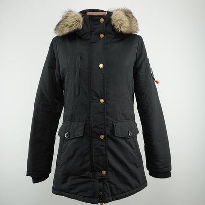 Women's Parka Superdry. Black. M. Used. Good